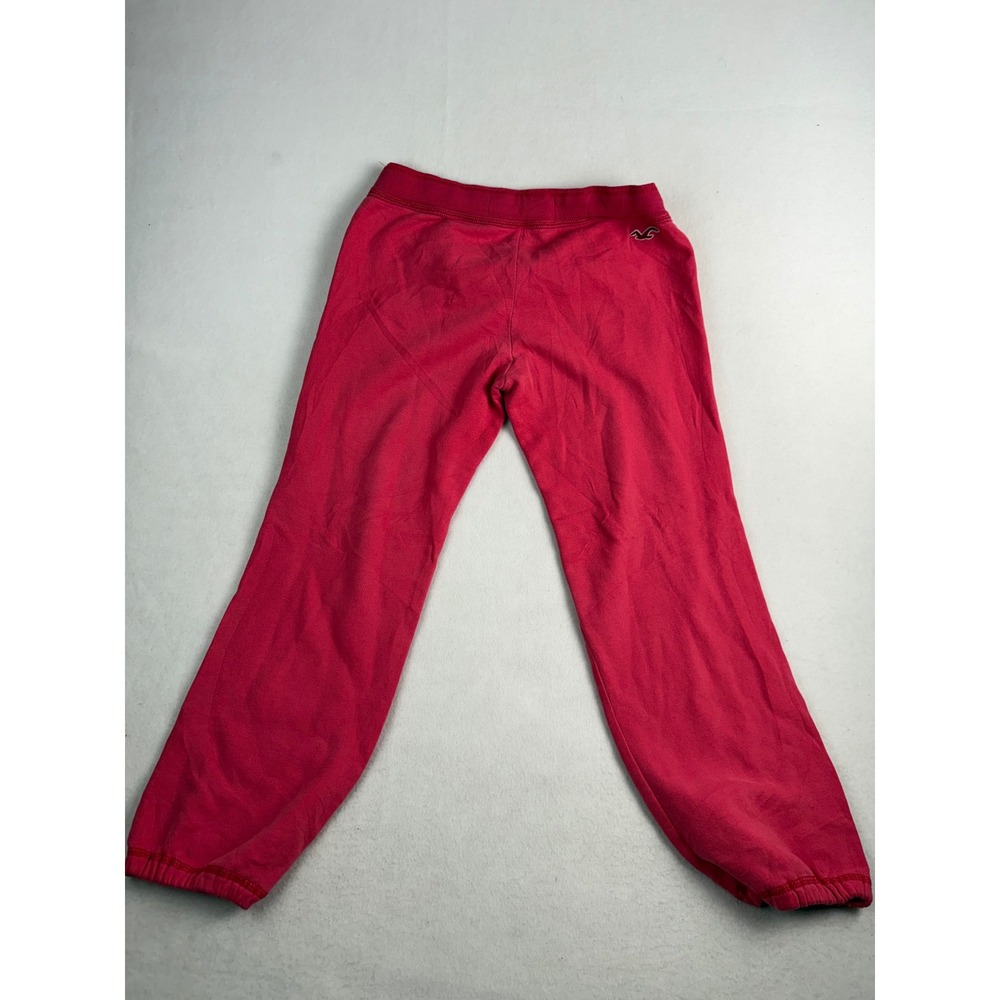 Hollister Womens Y2K Pink Low Rise Logo Sweatpants Joggers Small Side Stripe - Picture 5 of 9